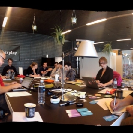 Gamedesign Workshop at the table
